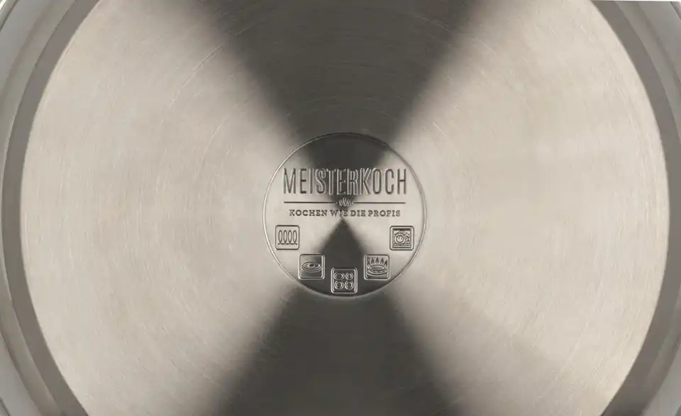 Meisterkoch Edelstahlpfanne 32 cm LINUS, Detailansicht
