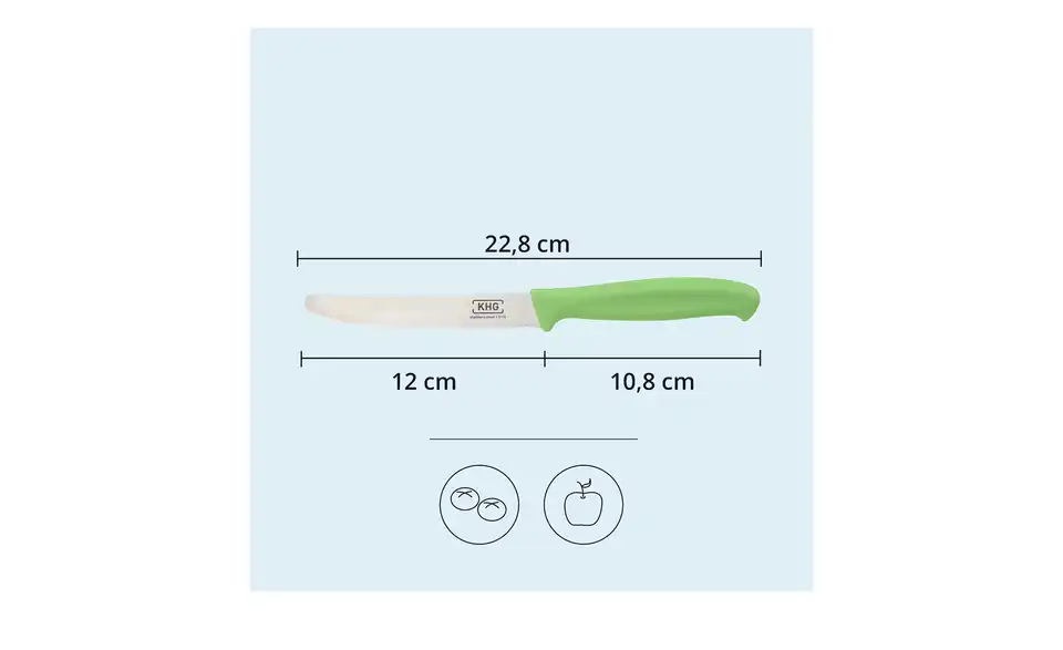 KHG Messerset 2-teilig, Bild mit Text