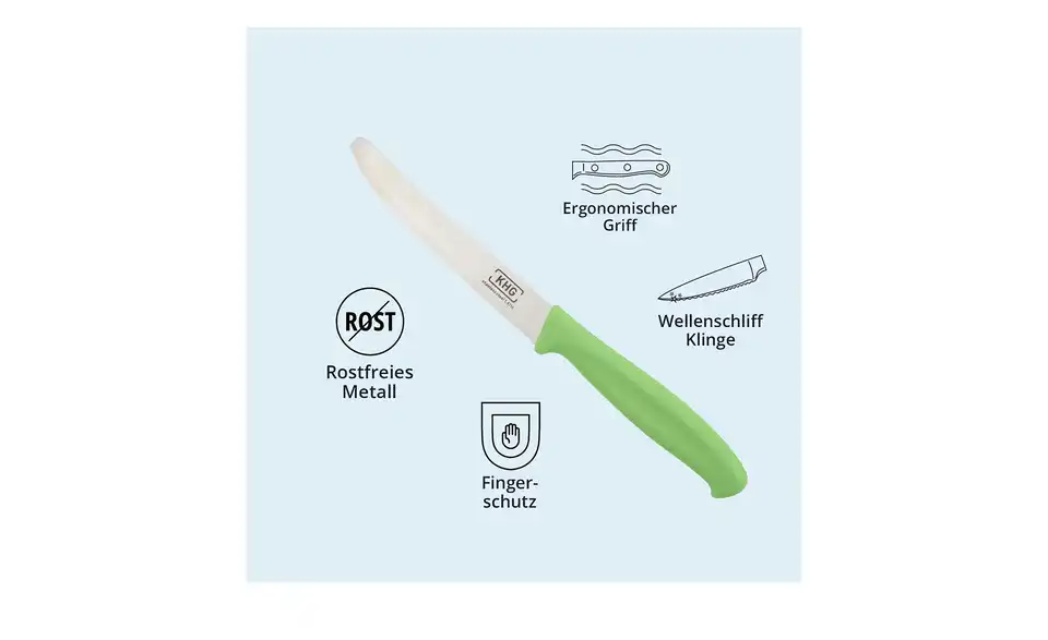 KHG Messerset 2-teilig, Bild mit Text