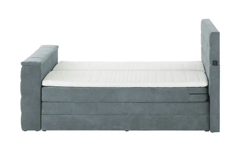 Primo TV-Boxspringbett Dillon mit motorischer TV-Halterung, Profilansicht