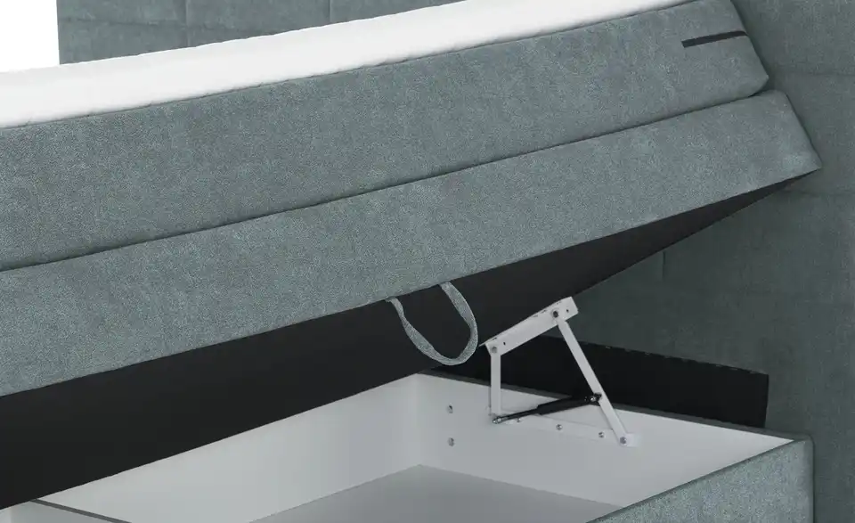 Primo TV-Boxspringbett Dillon mit motorischer TV-Halterung, Detailansicht