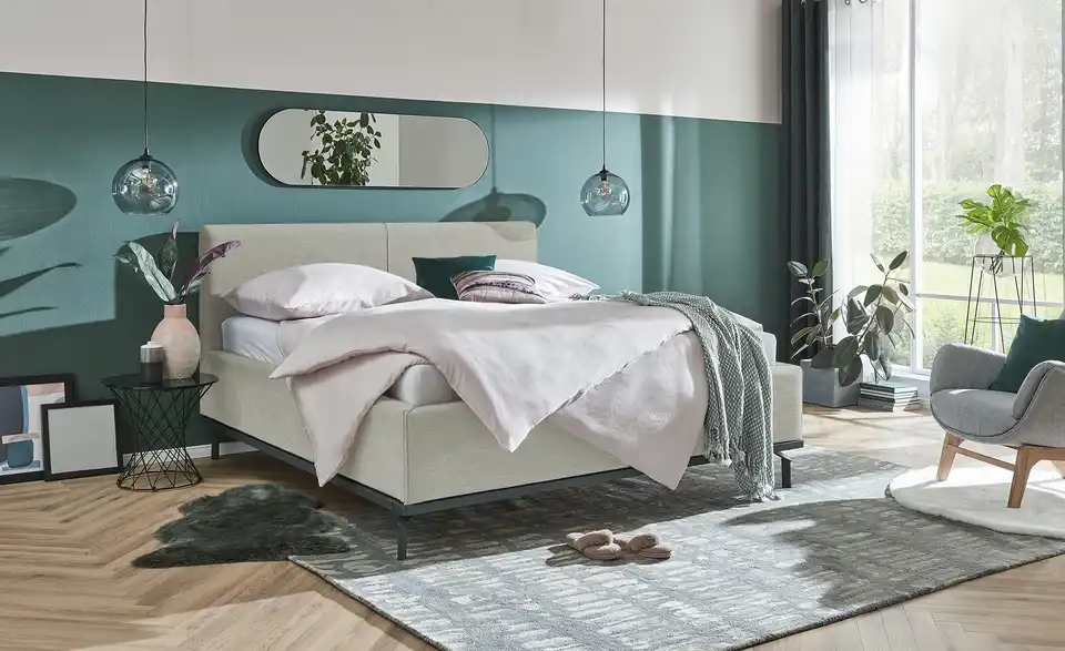 Musterring Polsterbett Delphi Variante D mit Bettkasten, in Wohnsituation