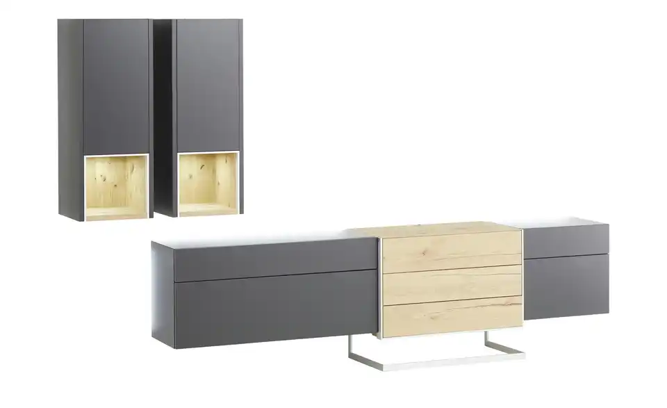 Wohnwert Wohnwand Media Design, Beleuchtet