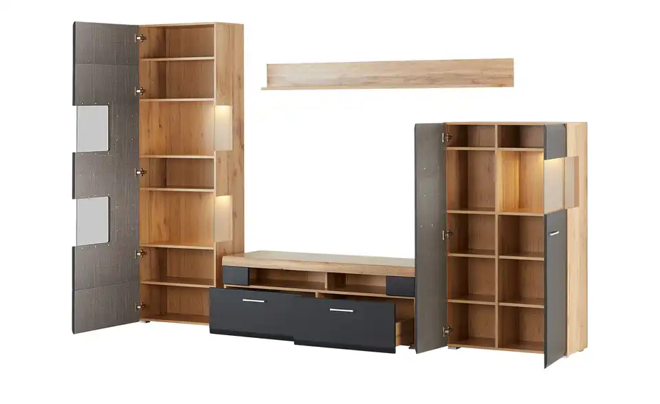 Wohnwand, Beleuchtet