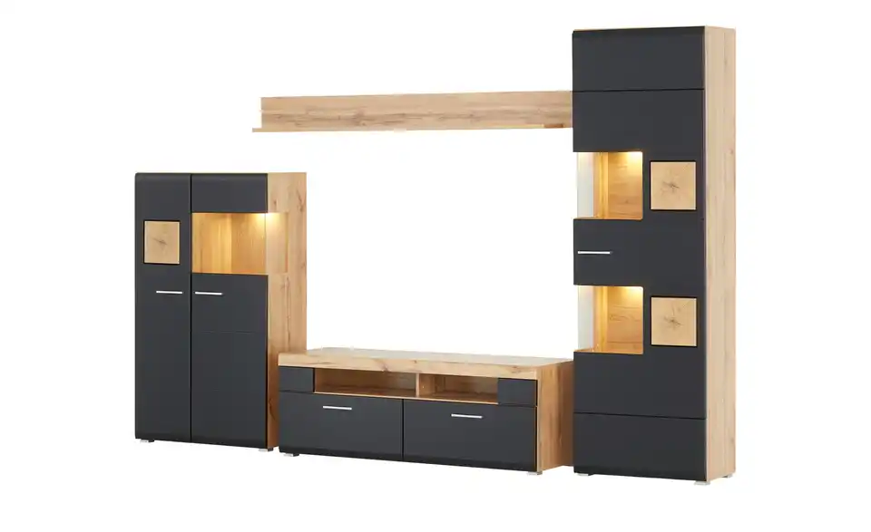 Wohnwand, Beleuchtet