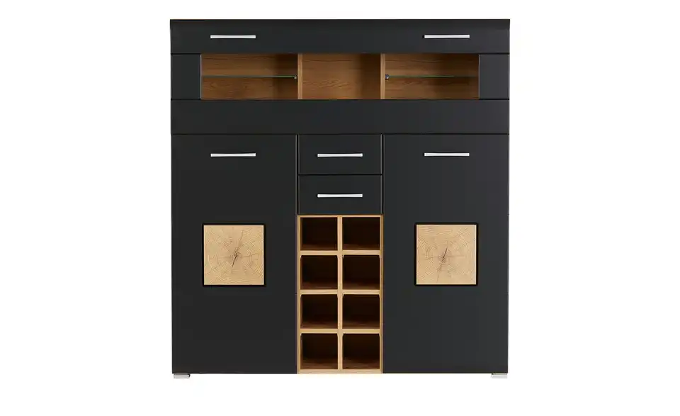 Barschrank, Frontansicht