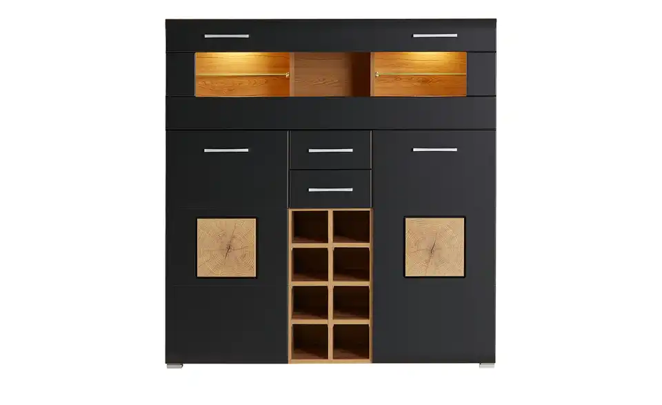 Barschrank, Frontansicht