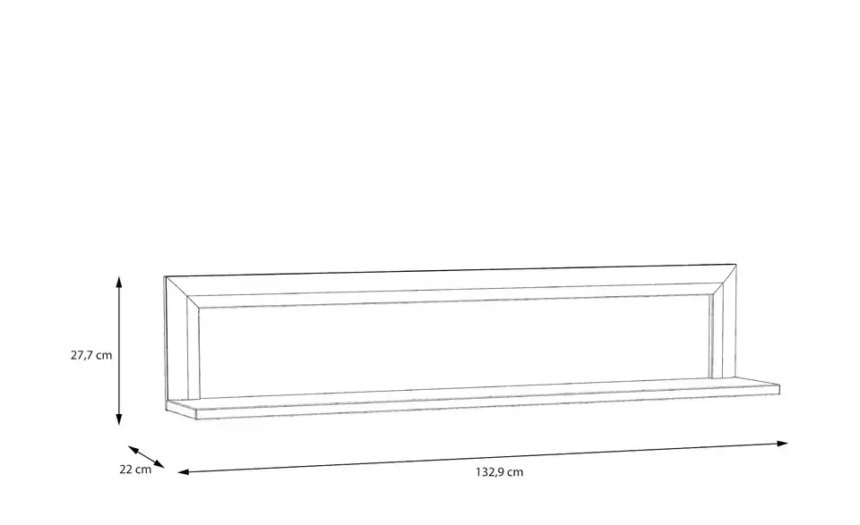 Wandboard, Bemaßung