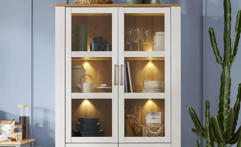 Doppelvitrine, in Wohnsituation