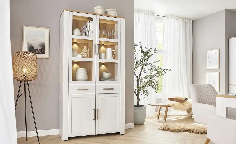 Doppelvitrine, in Wohnsituation