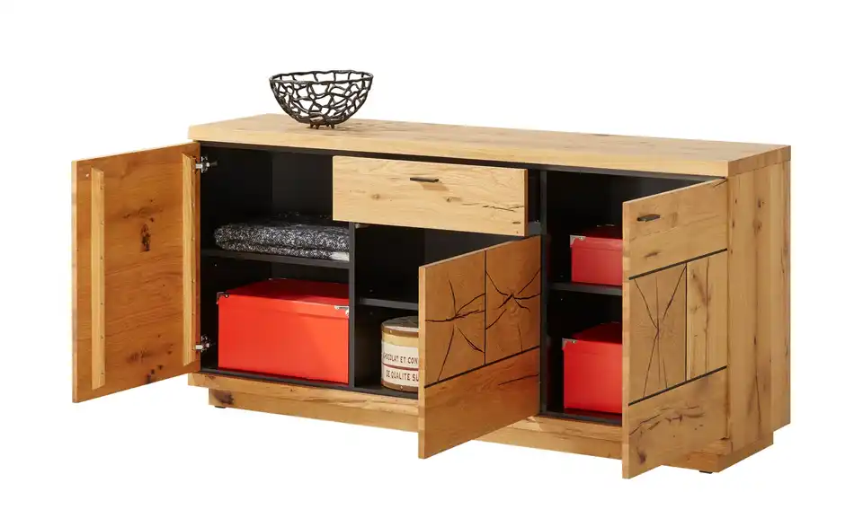 Gray & Jones Sideboard Black Coast Two, Funktionsansicht