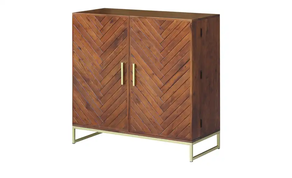 Barschrank aus Massivholz, Perspektive