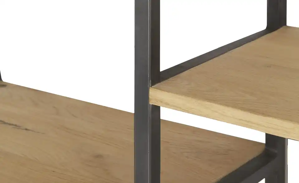 Gray & Jones Wandregal Black Coast One rund, Detailansicht