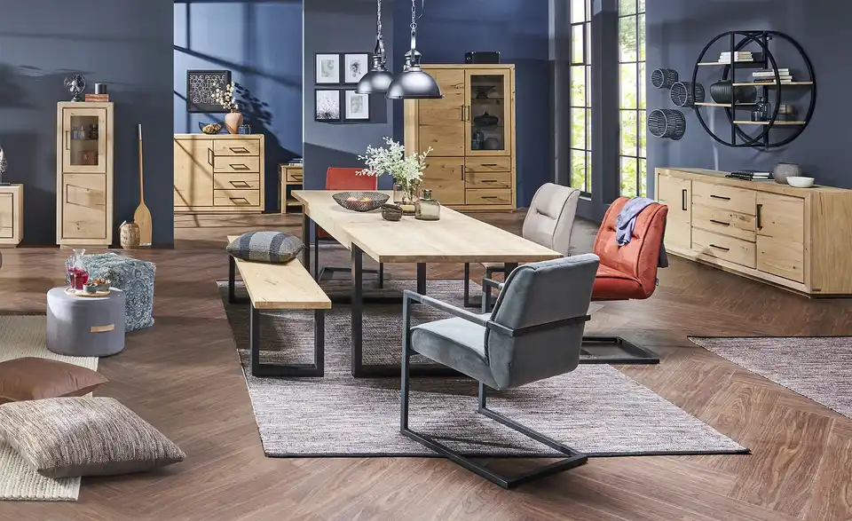 Gray & Jones Wandregal Black Coast One rund, in Wohnsituation