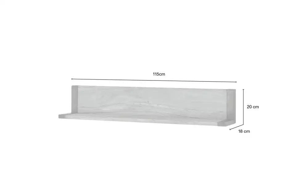 Gray & Jones Wandboard Tierra Fuego One, Bemaßung