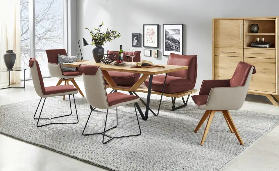 KOINOR Kufenbank Schwof Leder, in Wohnsituation