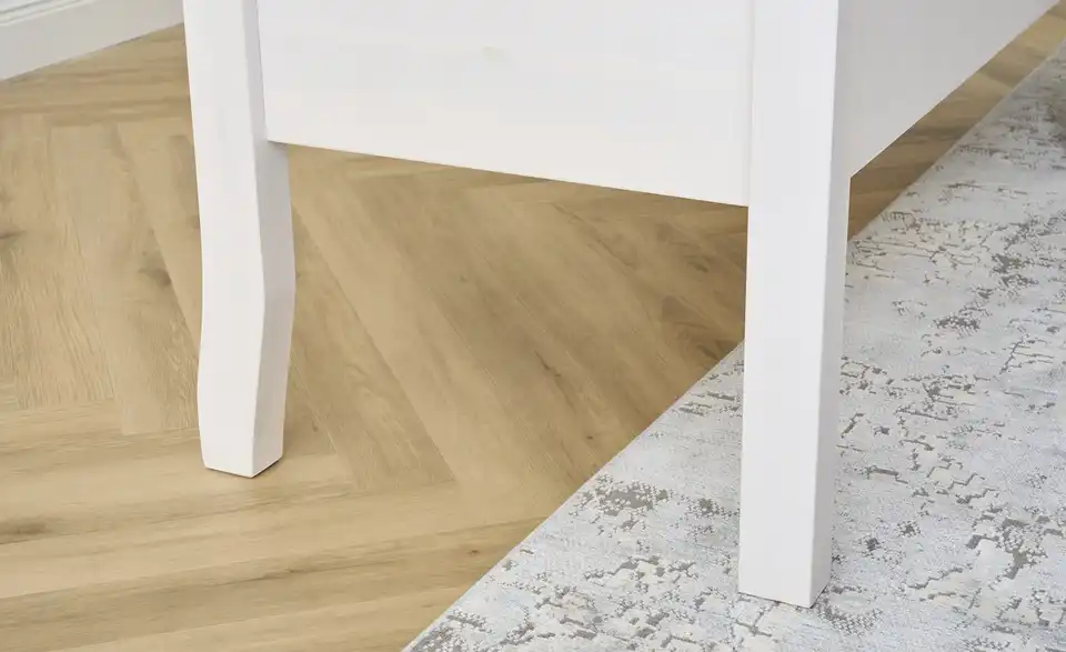 maison bleue Truheneckbank Florian massiv, Detailansicht