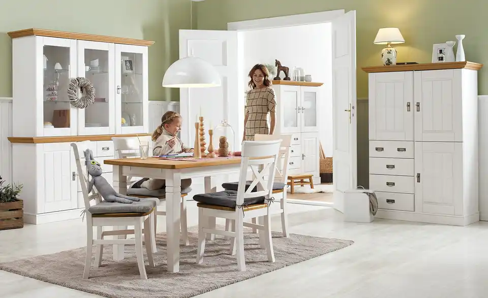 maison bleue Esstisch Florian massiv, in Wohnsituation