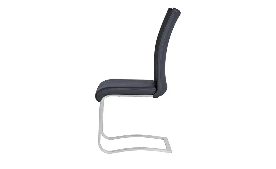 Primo Freischwinger Letitia mit Edelstahlgestell, Profilansicht