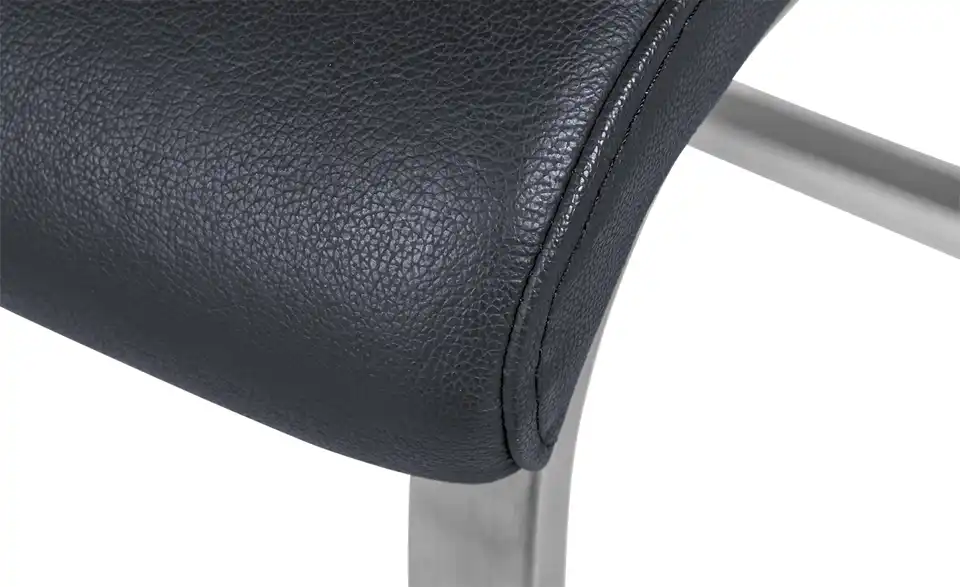 Primo Freischwinger Letitia mit Edelstahlgestell, Detailansicht