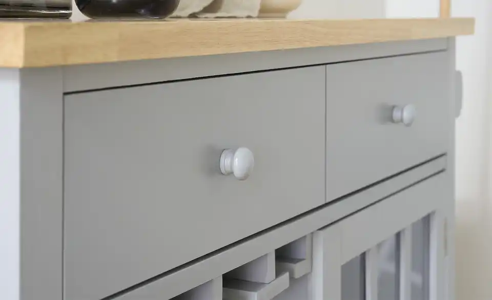 Servierwagen, Detailansicht