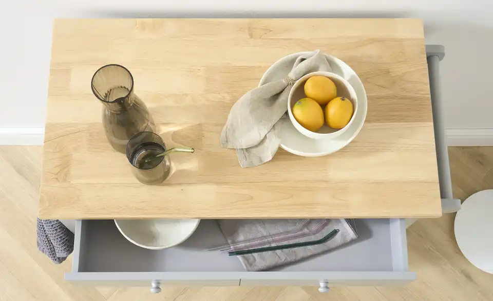 Servierwagen, Profilansicht