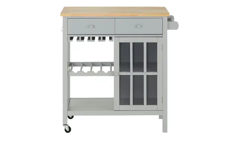 Servierwagen, Frontansicht