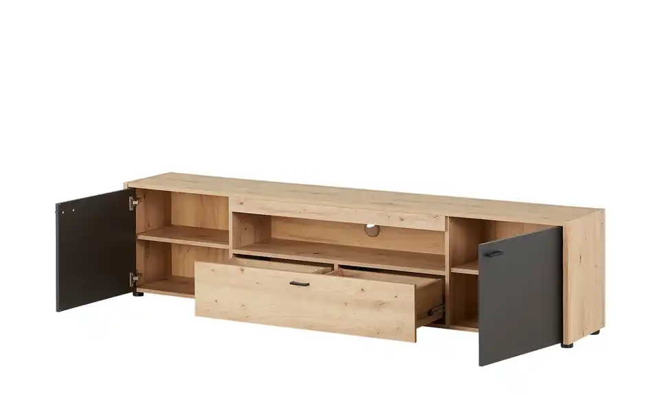 TV-Lowboard, geöffnet