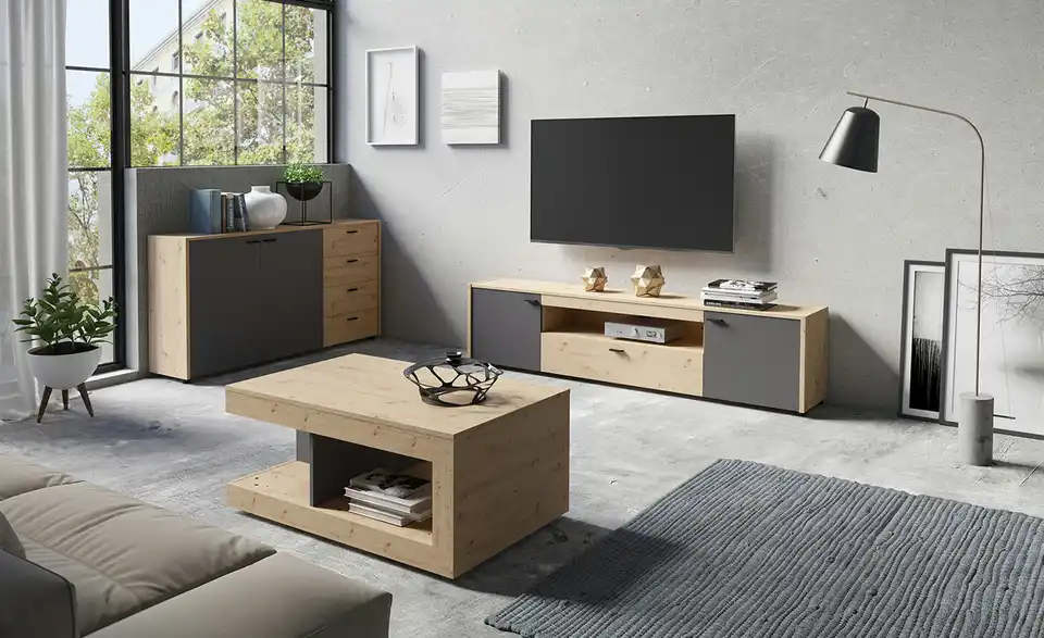 TV-Lowboard, in Wohnsituation