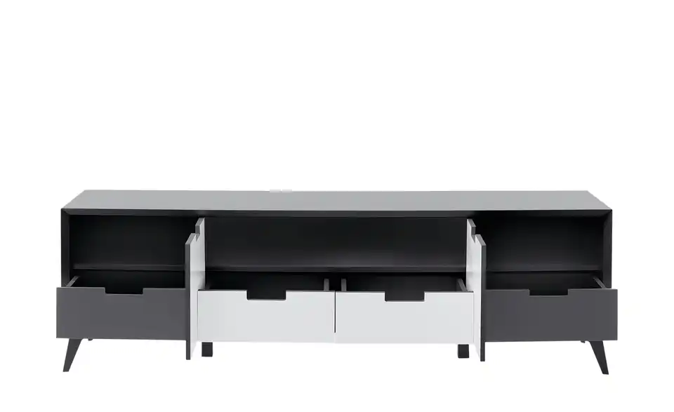 TV-Lowboard, geöffnet