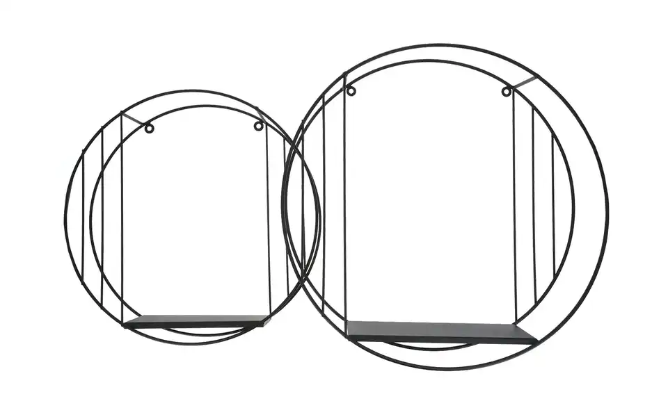 Wandregal, 2er Set, in Wohnsituation