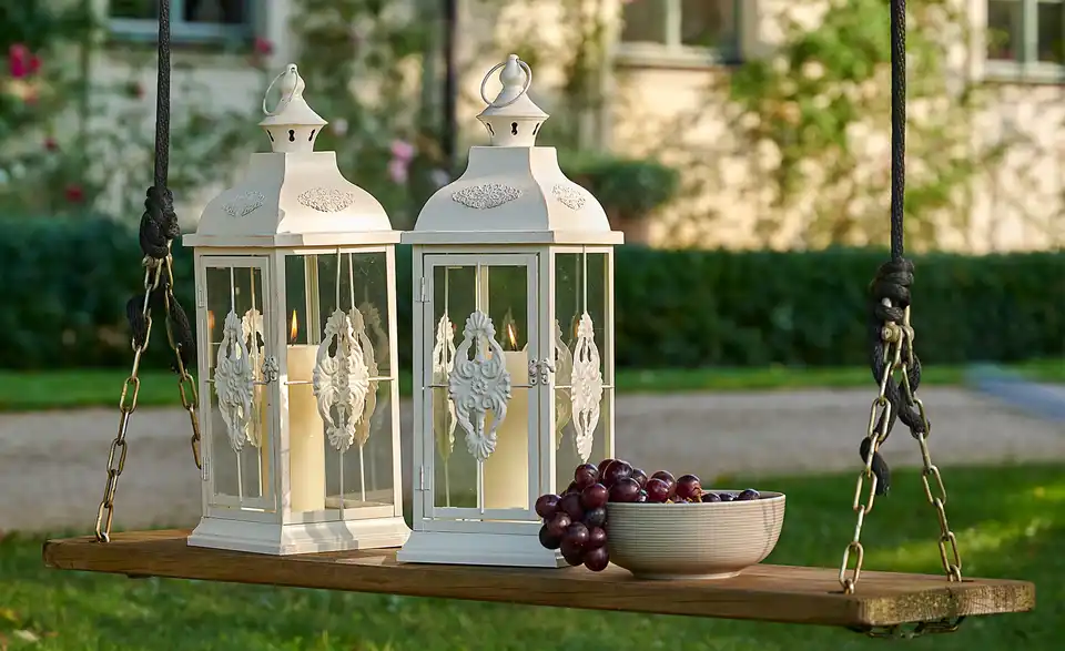 Laterne, in Wohnsituation