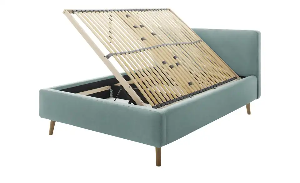 Polsterbett mit Bettkasten, Funktionsansicht