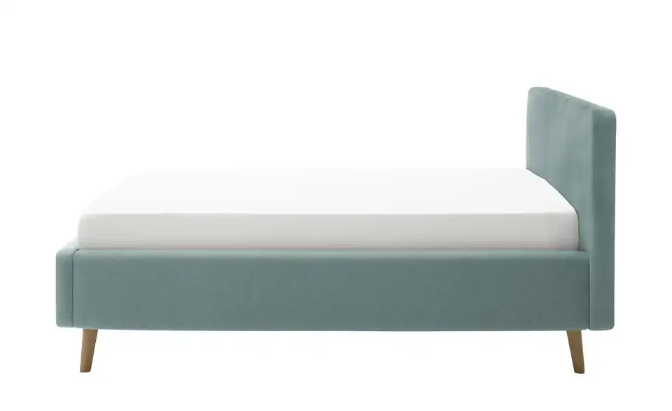 Polsterbett mit Bettkasten, Profilansicht