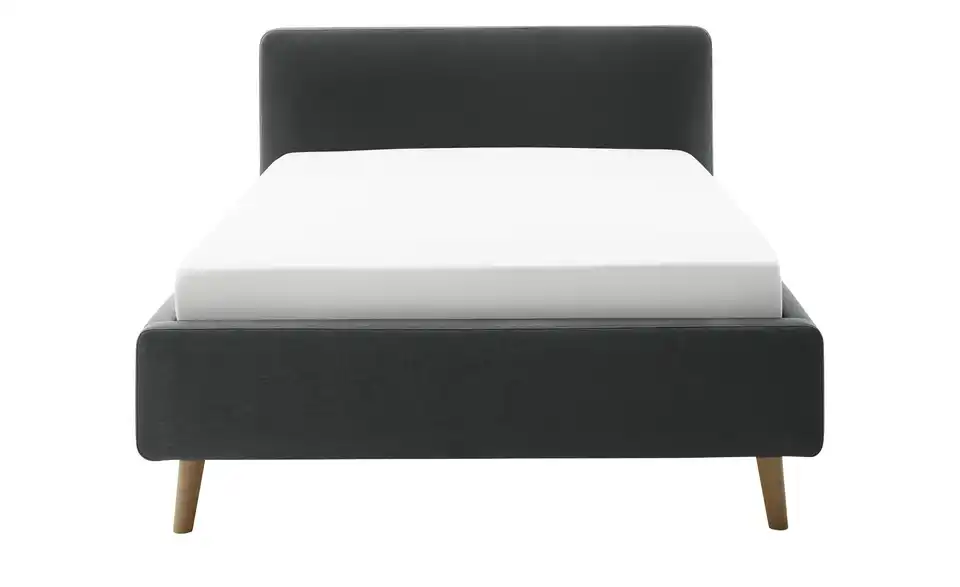 Polsterbett mit Bettkasten, Frontansicht