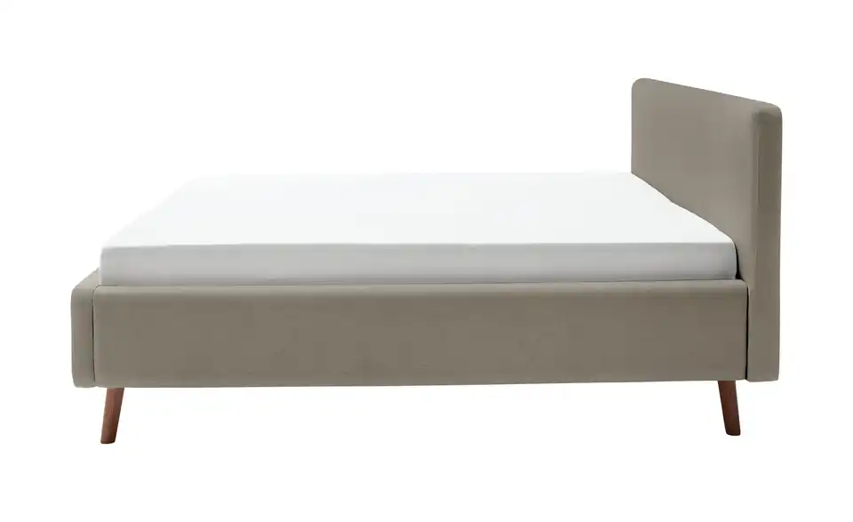 Polsterbett mit Bettkasten, Profilansicht