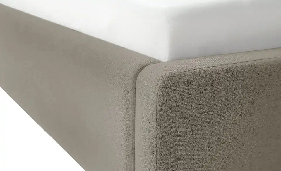 Polsterbett mit Bettkasten, Detailansicht