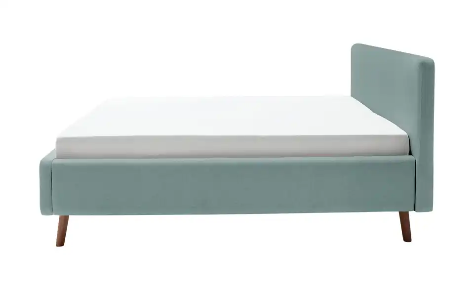 Polsterbett mit Bettkasten, Profilansicht