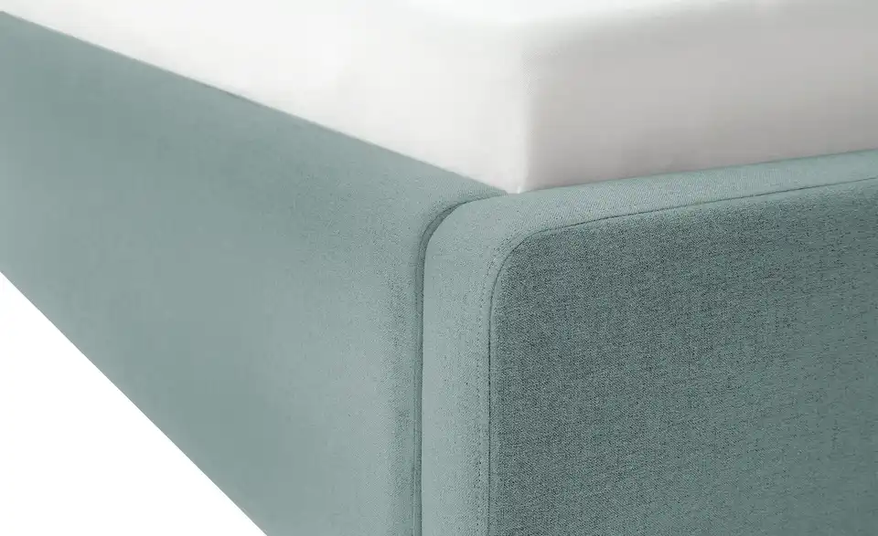 Polsterbett mit Bettkasten, Detailansicht