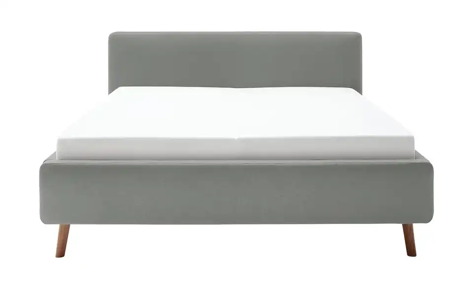 Polsterbett mit Bettkasten, Frontansicht