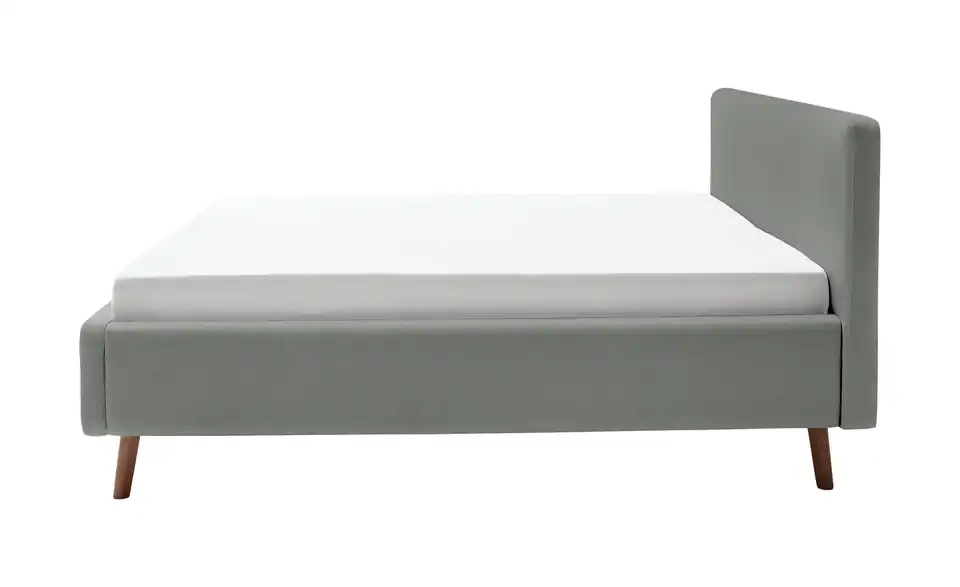 Polsterbett mit Bettkasten, Profilansicht