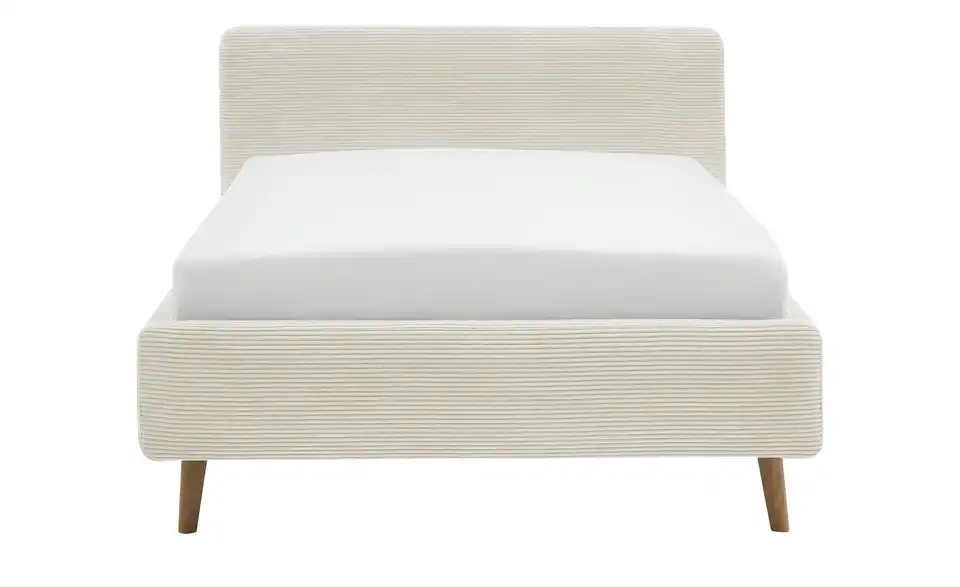 Polsterbett mit Bettkasten, Frontansicht