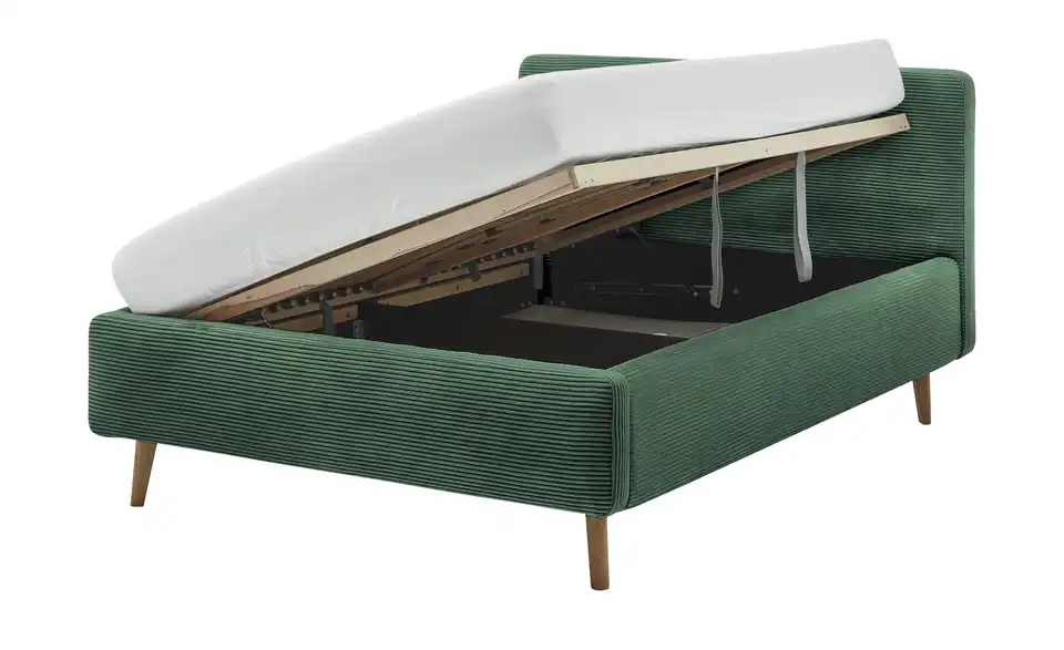 Polsterbett mit Bettkasten, Funktionsansicht