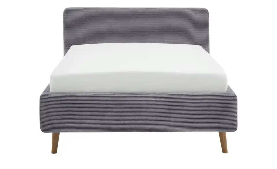 Polsterbett mit Bettkasten, Frontansicht