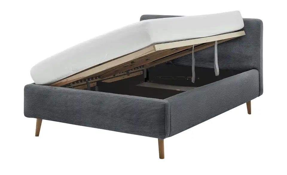 Polsterbett mit Bettkasten, Funktionsansicht