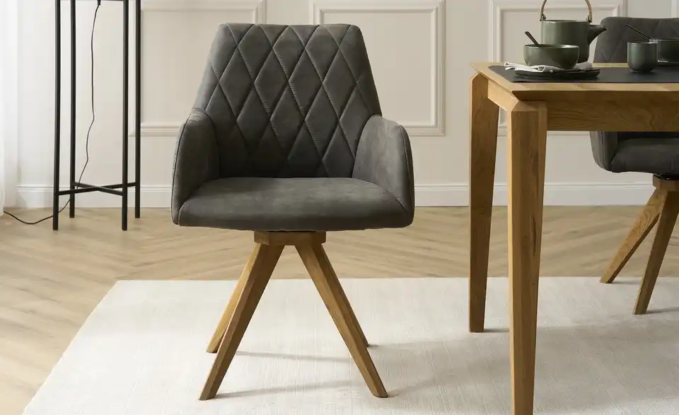 Woodford Massivholztisch Malta, Frontansicht