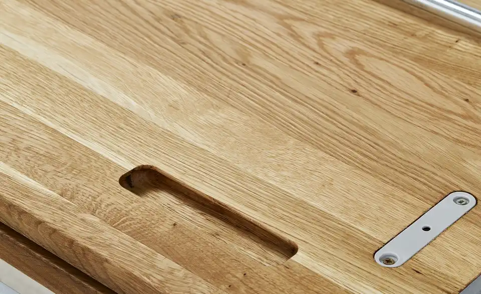 Woodford Kufentisch Aaron ausziehbar, Detailansicht