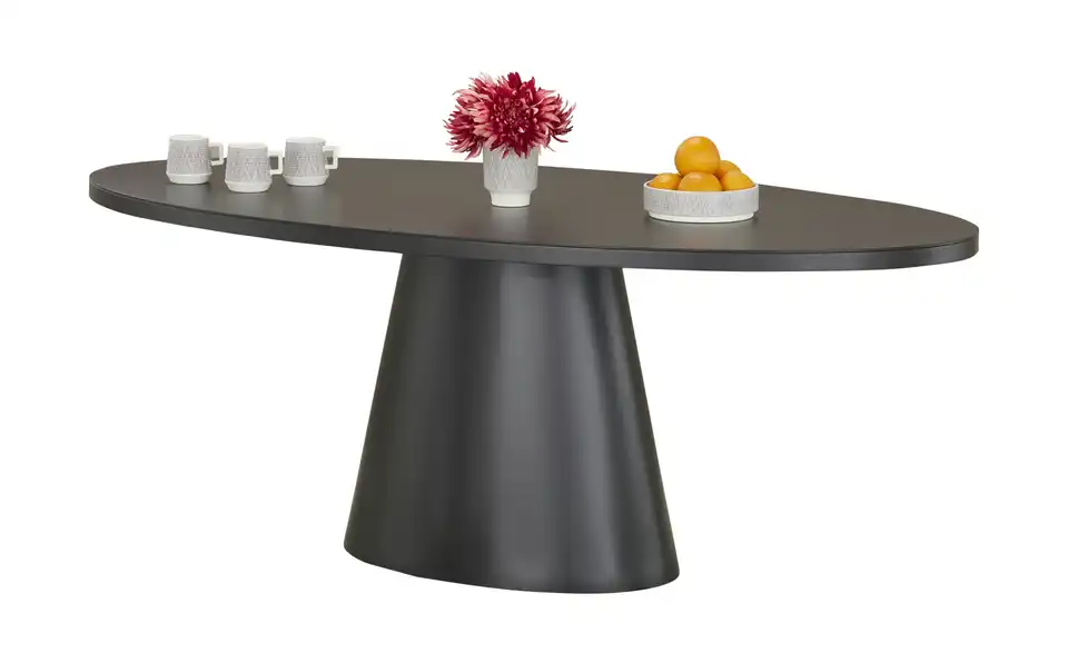 Esstisch mit Glastischplatte, Perspektive