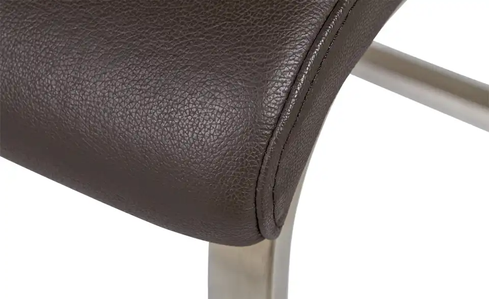 Primo Freischwinger Letitia mit Edelstahlgestell, Detailansicht