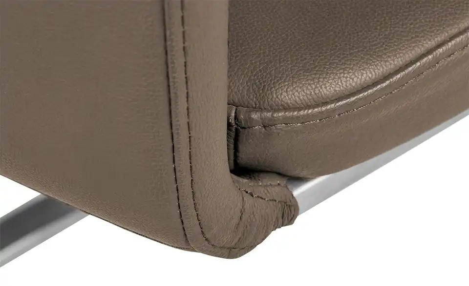 Primo Freischwinger Letitia mit Edelstahlgestell, Detailansicht